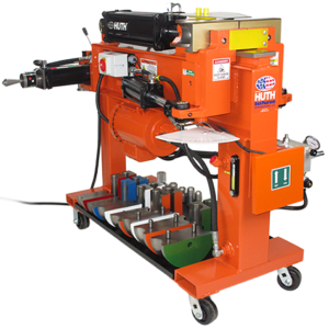 Huth 220V Three Phase 5HP 1600 Manual Knee Control Pipe Bender with 028 Die Package HB-10