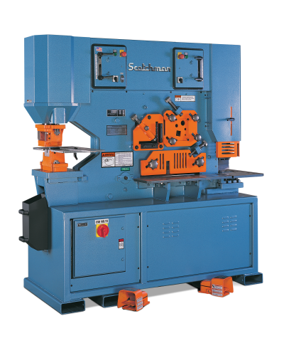 ironworker-DO8514-20M-1.png Scotchman DO 8514-20M 460V Three Phase Dual Operator 85 Ton Hydraulic Ironworker 025935