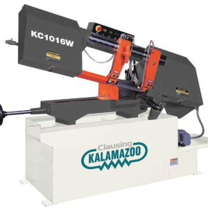 Clausing Kalamazoo 220V Single Phase 10” Manual 4-Speed Horizontal Bandsaw with Quick Acting Vise KC1016W1