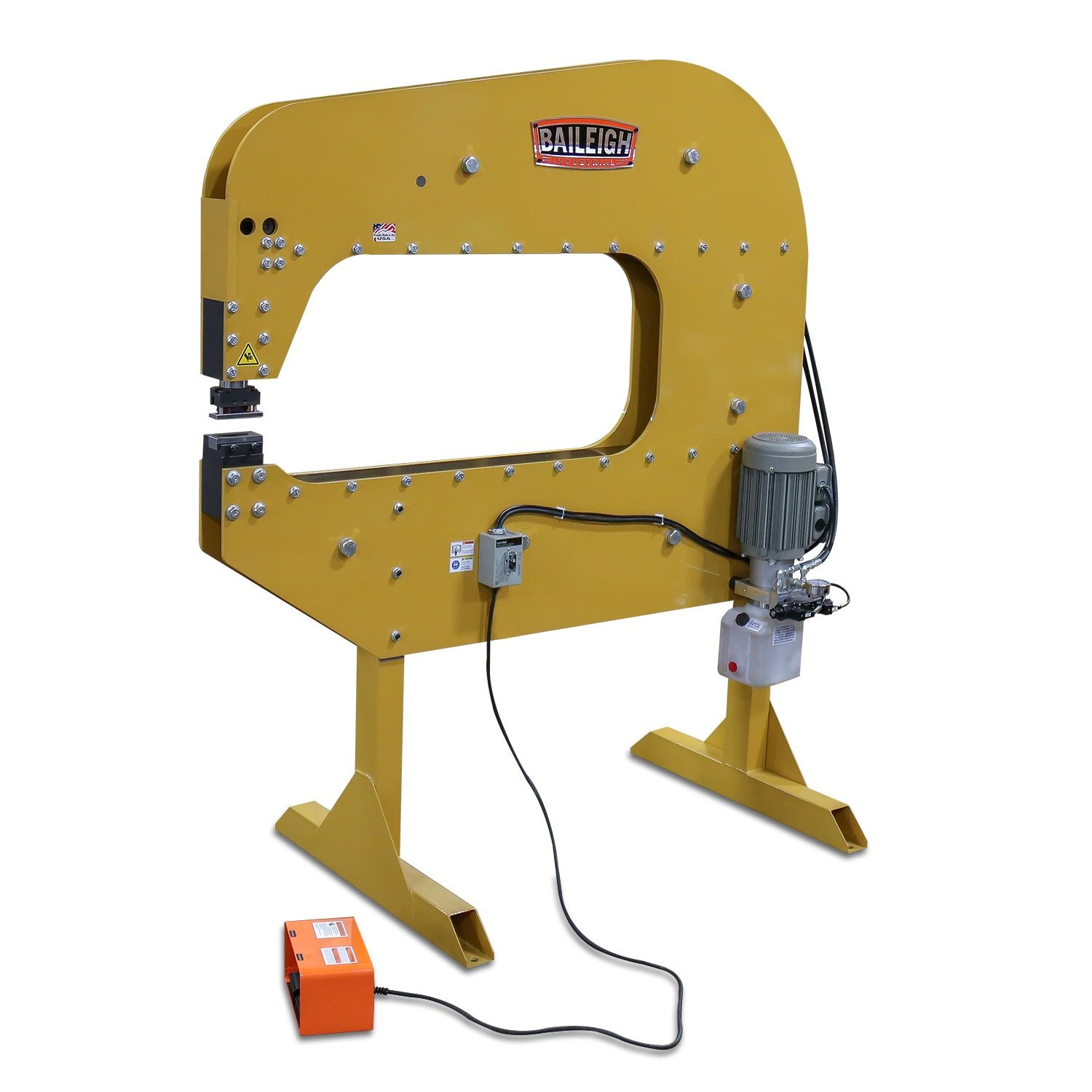 lp-48_main_web.jpg Baileigh Industrial 2HP 110V 7 Ton Louver Press LP-48 1022800