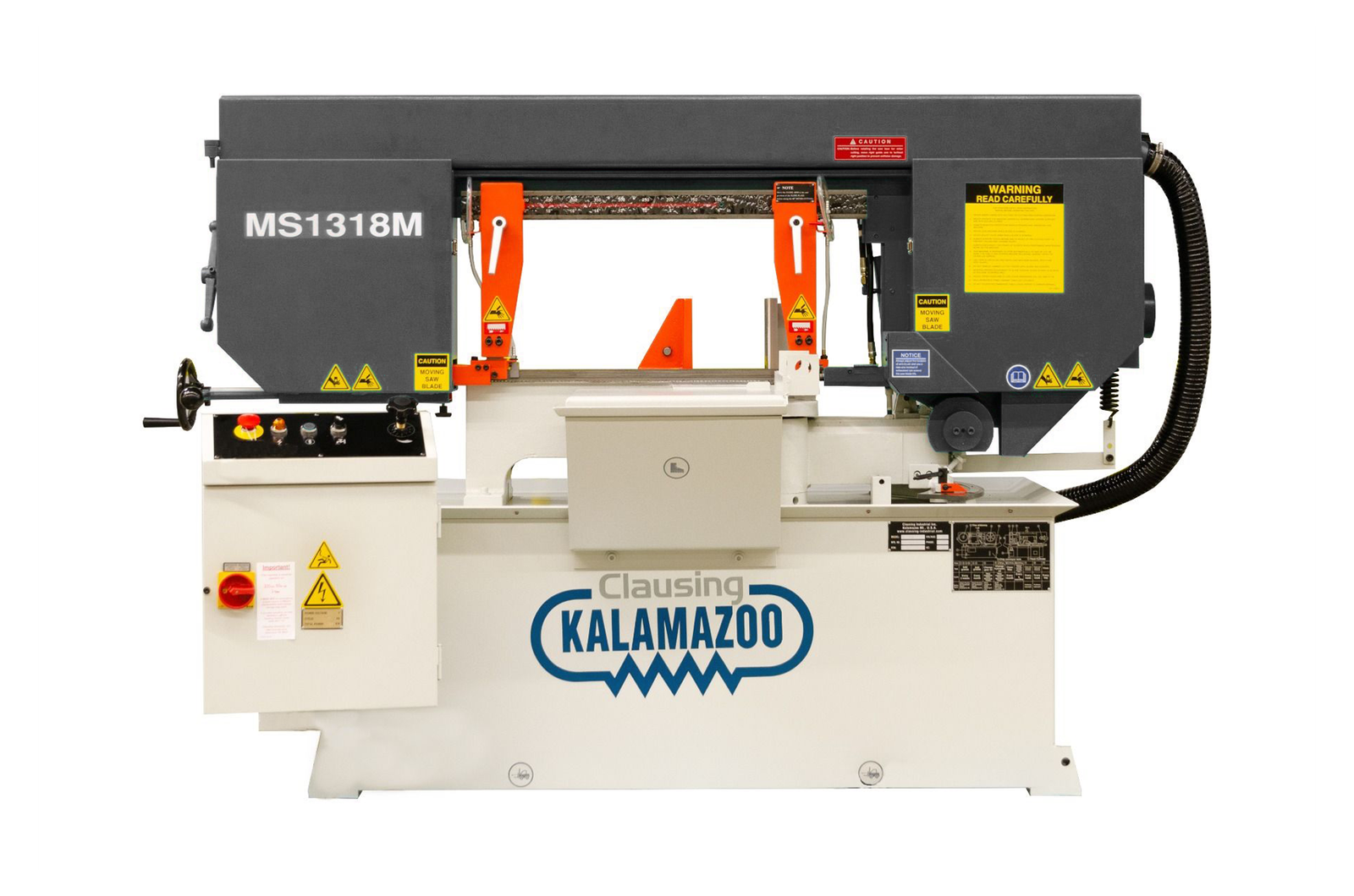 ms1318m-1_0.png Clausing Kalamazoo 460V Three Phase 13”x18” Variable-Speed Manual Horizontal Miter Bandsaw MS1318M