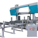 Kalamazoo Machine Tool 10HP 208V Three Phase 23” x 49” Twin Column Semi-Automatic Bandsaw H12SA