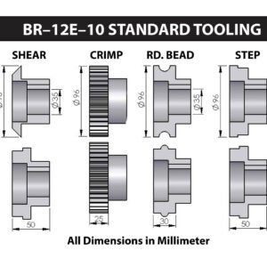 Baileigh Heavy Duty Bead Roller Machine BR-12E-10 – Image 2
