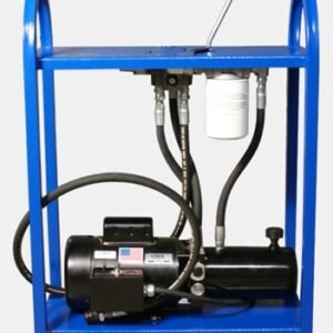 TubeShark Shark Pool 110V Single Phase Combo Notcher and Bender Electric Power Unit on Utility Cart TSA-2-1-0009 – Image 2