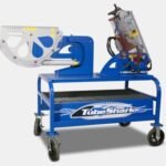 TubeShark Shark Pool Combo Notcher and Bender Pneumatic Power Unit on Utility Cart TSA-2-1-0006