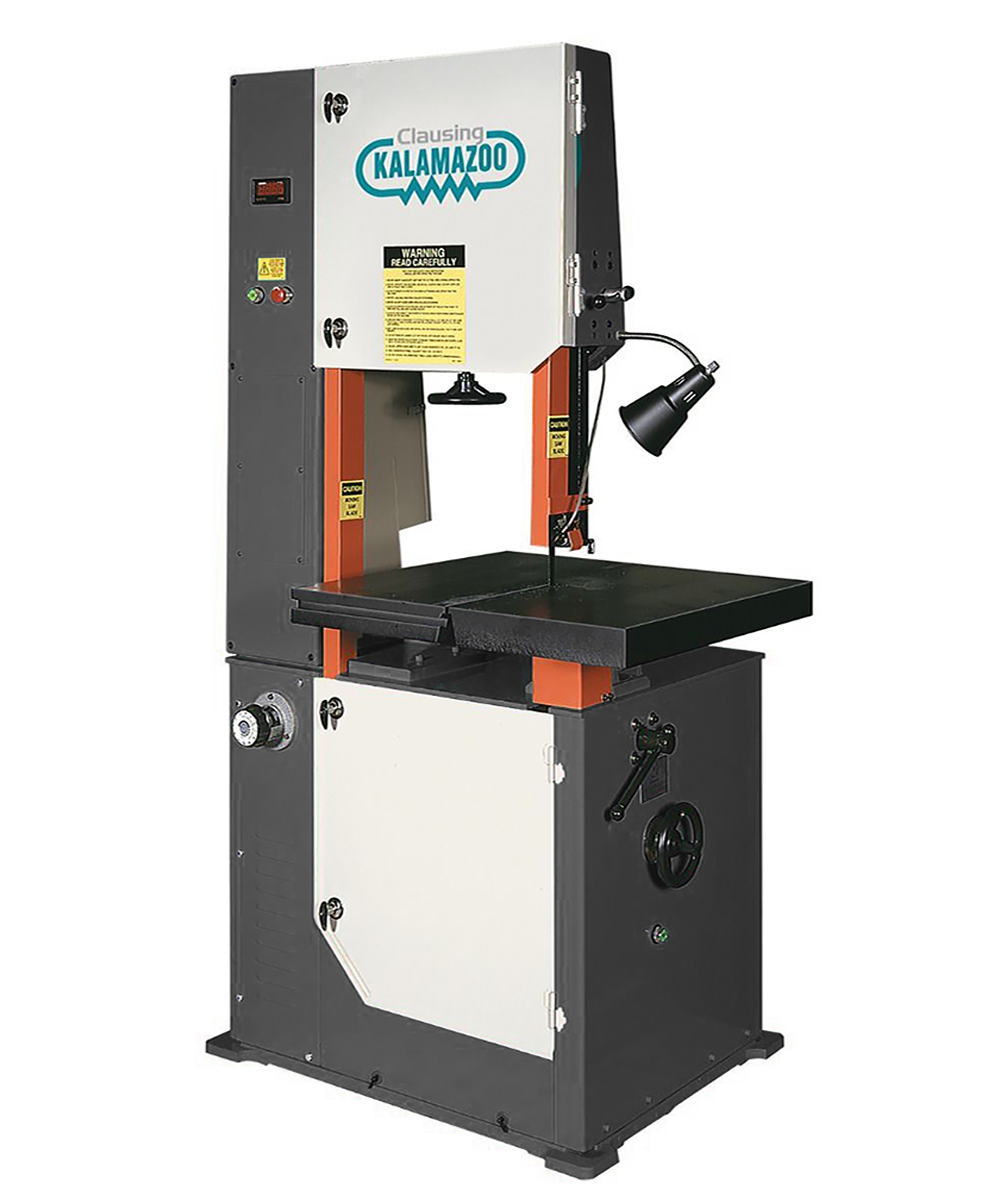 v2012f_clausing_kalamazoo_20in_vertical_bandsaw_fixed_table-1-2.png Clausing Kalamazoo 230V Three Phase 20” Vertical Bandsaw with Fixed Tilting Table V2012F
